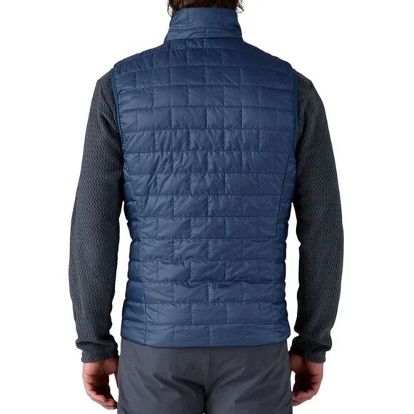 NEW Patagonia Mens Nano Puff Vest Clement Blue Size XL Full Zip - Picture 7 of 10